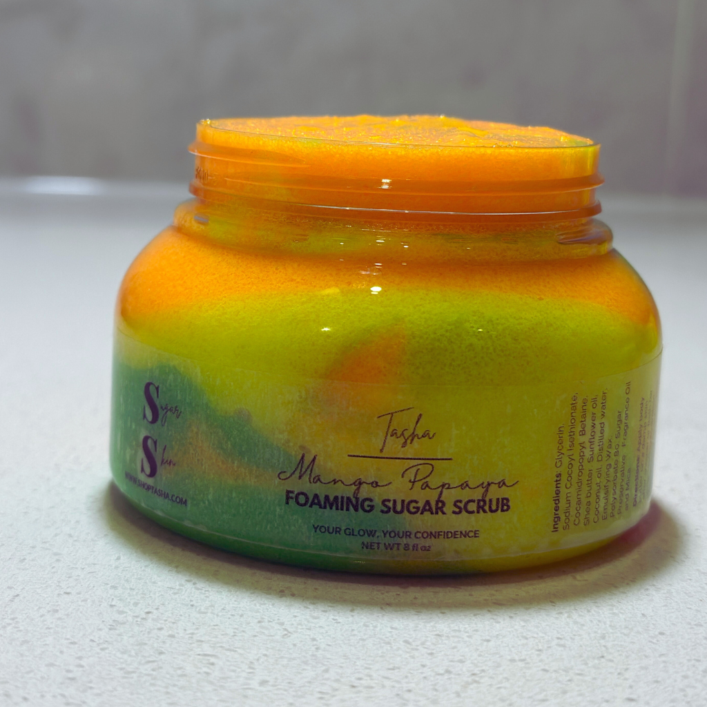 "MANGO PAPAYA" Nourishing Sugar Skin (Foaming Body Scrub)