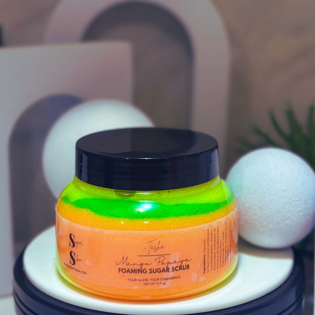 "MANGO PAPAYA" Nourishing Sugar Skin (Foaming Body Scrub)