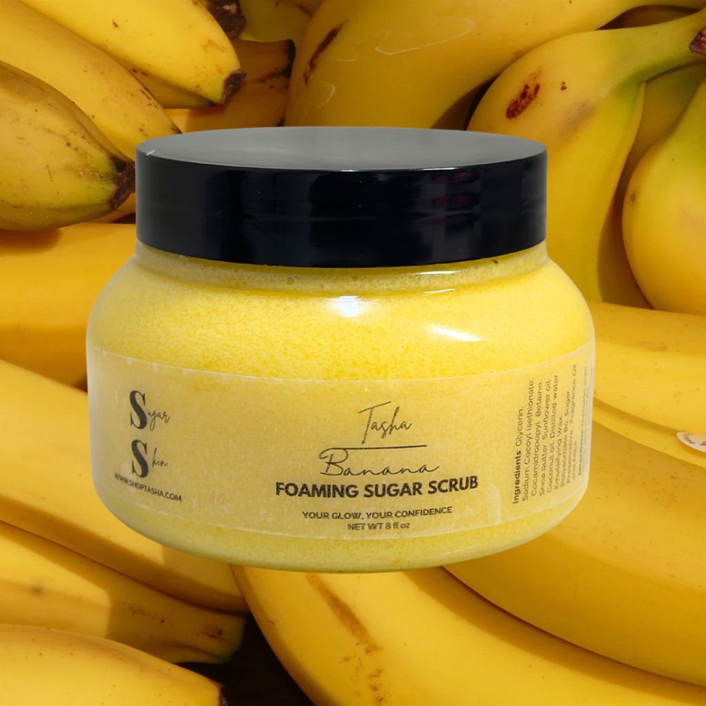"BANANA" Nourishing Sugar Skin (Foaming Body Scrub)
