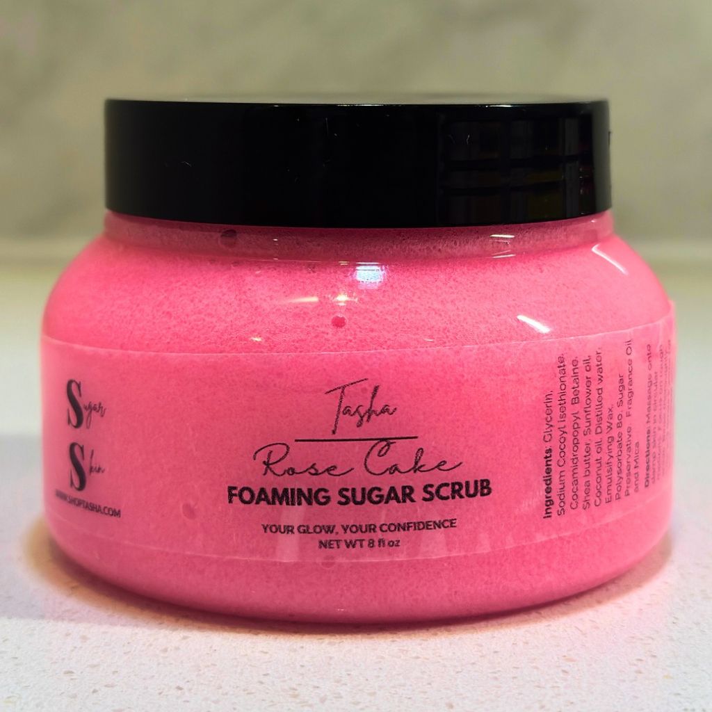 "ROSE CAKE" Nourishing Sugar Skin (Foaming Body Scrub)